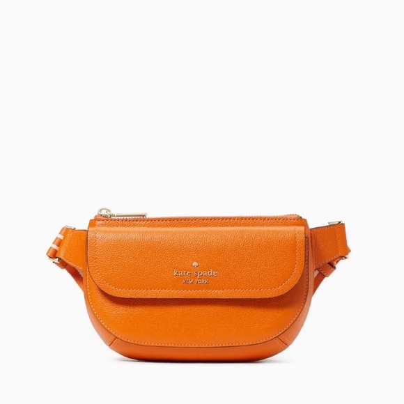 kate spade Handbags - NWT Kate Spade pebble leather belt bag in carrot cake